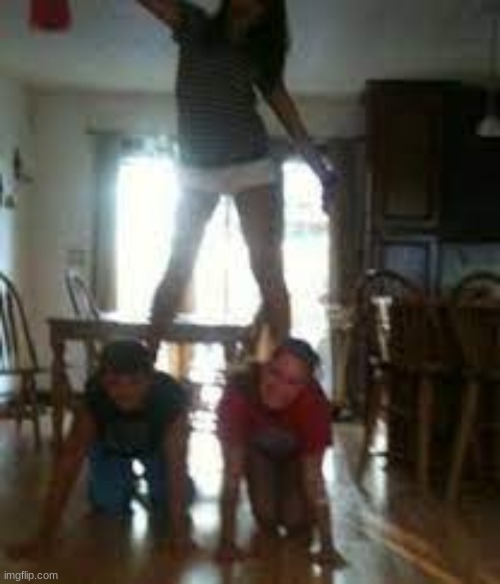 Images with Disturbing Backstories #7| Just playing right? | image tagged in the girl on top,ends up killing both of them | made w/ Imgflip meme maker