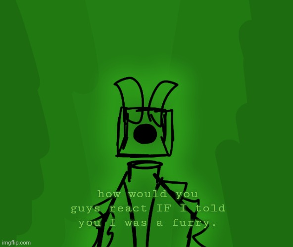 îm ňœť.,..totally. | how would you guys react IF I told you I was a furry. | made w/ Imgflip meme maker