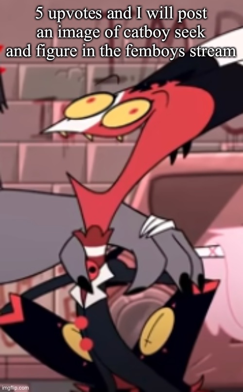 me asf | 5 upvotes and I will post an image of catboy seek and figure in the femboys stream | image tagged in me asf | made w/ Imgflip meme maker