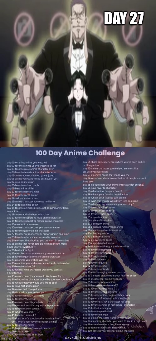 Franklin and Feitan Yorknew Massacre | DAY 27 | image tagged in 100 day anime challenge,hunter x hunter | made w/ Imgflip meme maker