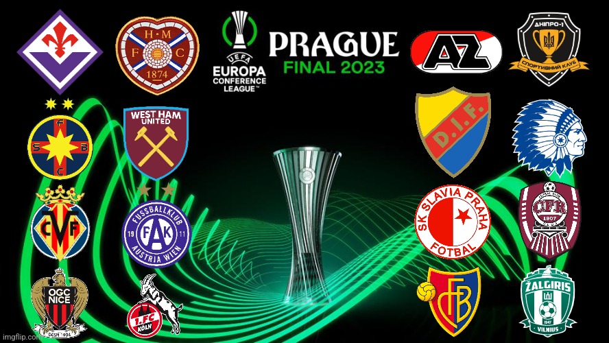 My Personal Opinion: Qualified Conference League Teams into Round of 16 and Knockout Play-Offs from the group stage 2022-2023 | image tagged in fcsb,cfr cluj,conference,futbol | made w/ Imgflip meme maker