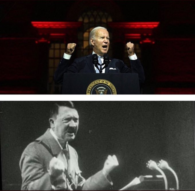 Biden/Hitler =Bitler Blank Meme Template