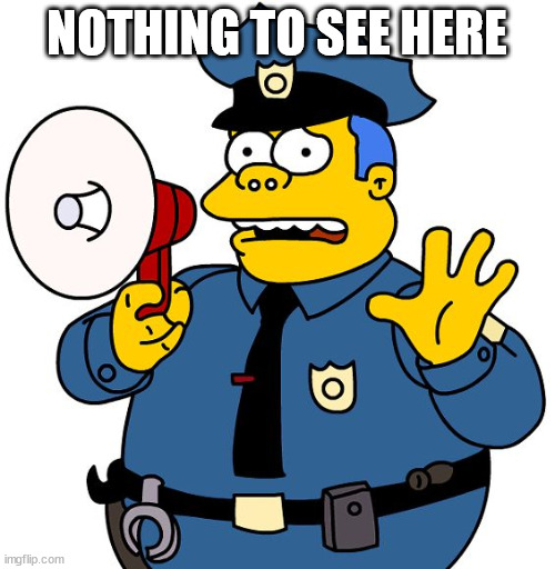 Nothing to See Here | NOTHING TO SEE HERE | image tagged in nothing to see here | made w/ Imgflip meme maker