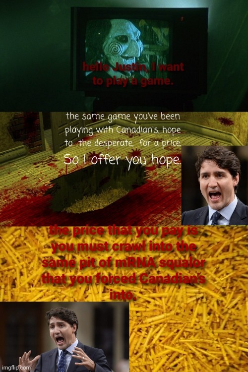 Hope for Justin | image tagged in trudeau,jigsaw | made w/ Imgflip meme maker
