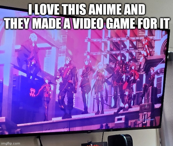 Scarlet Nexus | I LOVE THIS ANIME AND THEY MADE A VIDEO GAME FOR IT | image tagged in anime meme | made w/ Imgflip meme maker
