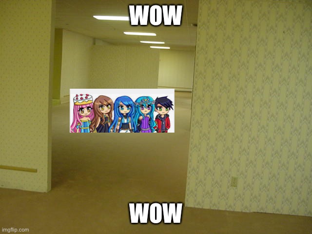 Krew in the backrooms | WOW; WOW | image tagged in the backrooms | made w/ Imgflip meme maker