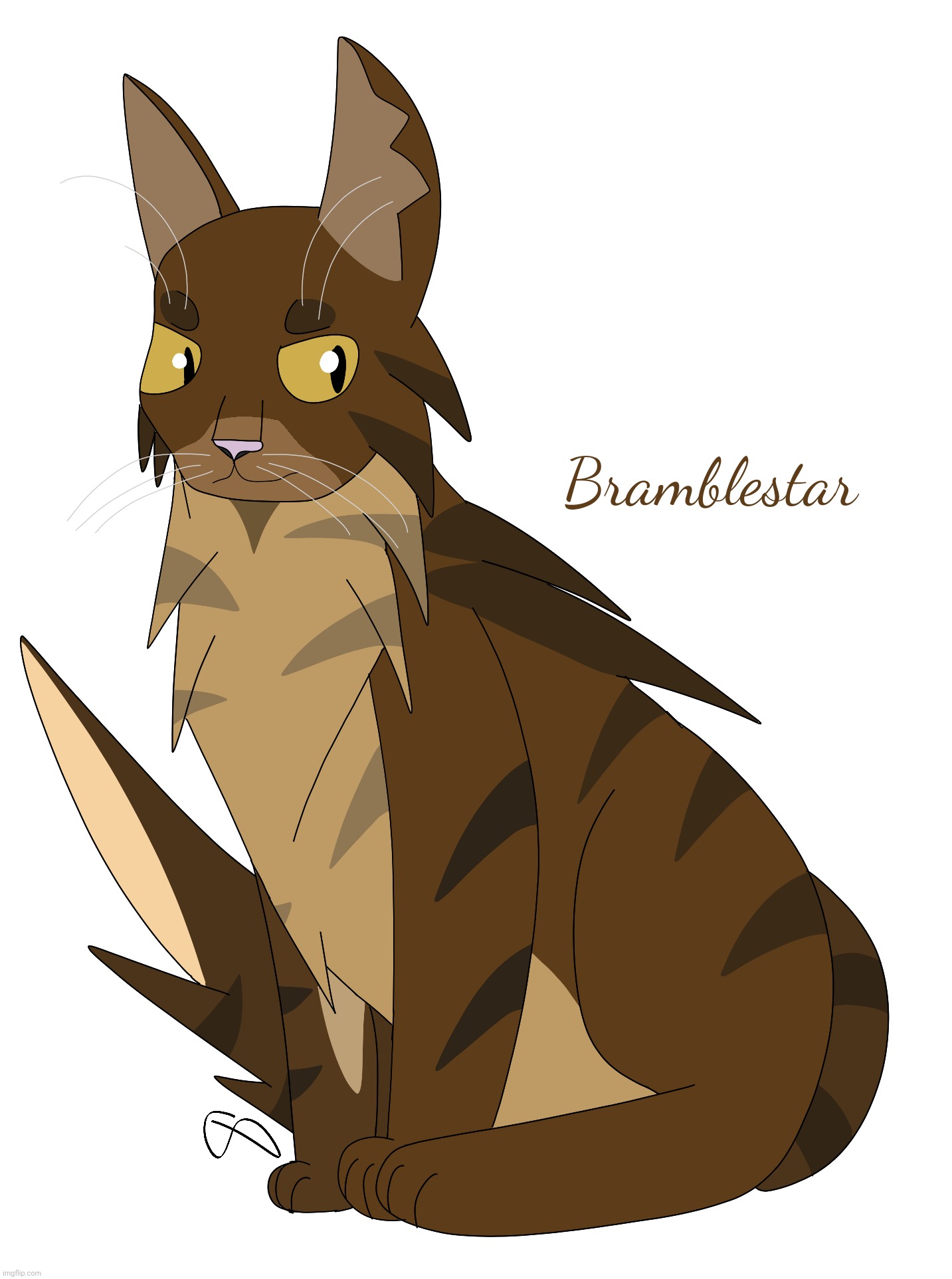 Bramblestar from Warrior Cats | made w/ Imgflip meme maker