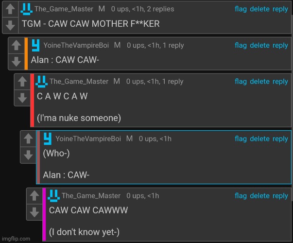 CAW | made w/ Imgflip meme maker