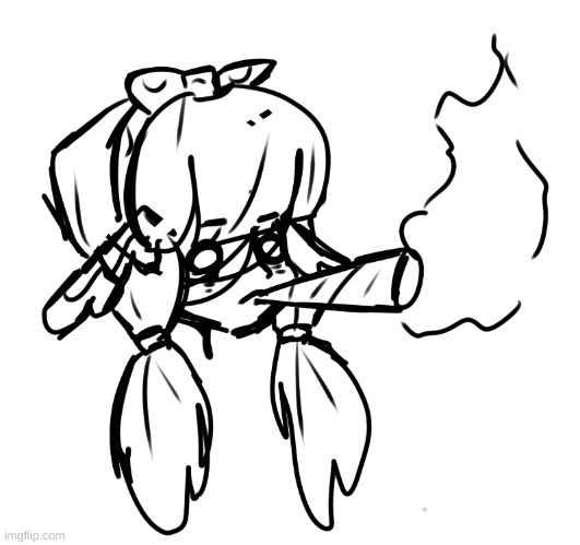 made this quick sketch of quandria for some reason- | made w/ Imgflip meme maker