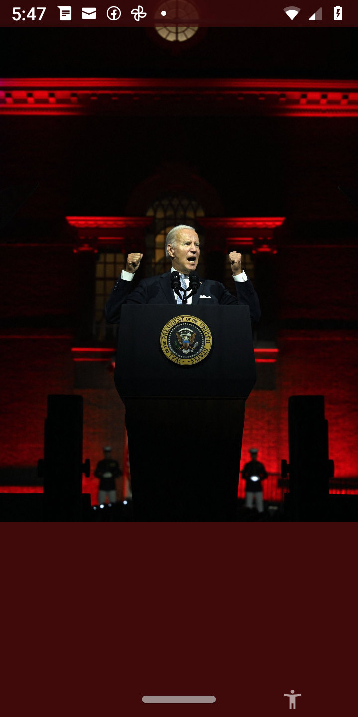 High Quality Biden Red stage Blank Meme Template