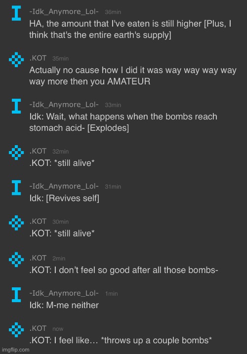 I ate a lot of bombs so | made w/ Imgflip meme maker