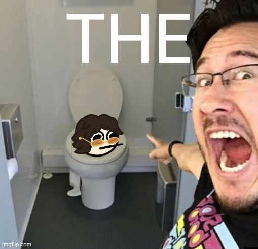 he is stucj | THE | image tagged in markiplier pointing | made w/ Imgflip meme maker