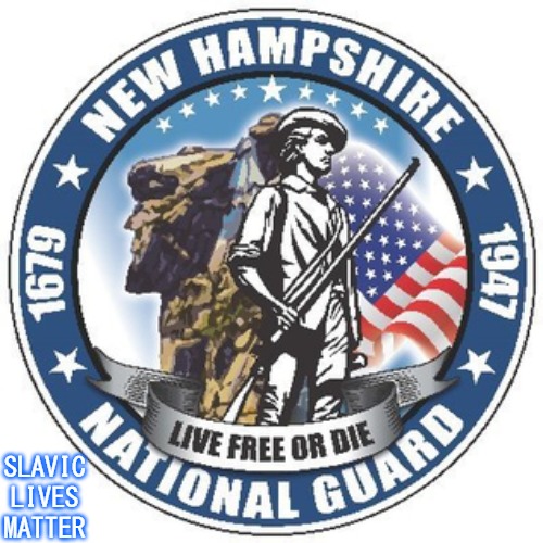 New Hampshire Army National Guard | SLAVIC LIVES MATTER | image tagged in new hampshire army national guard,slavic,nh,new hampshire,freddie fingaz | made w/ Imgflip meme maker