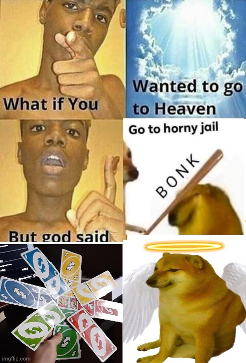 MUAHAHAHAHA | image tagged in what if you wanted to go to heaven | made w/ Imgflip meme maker