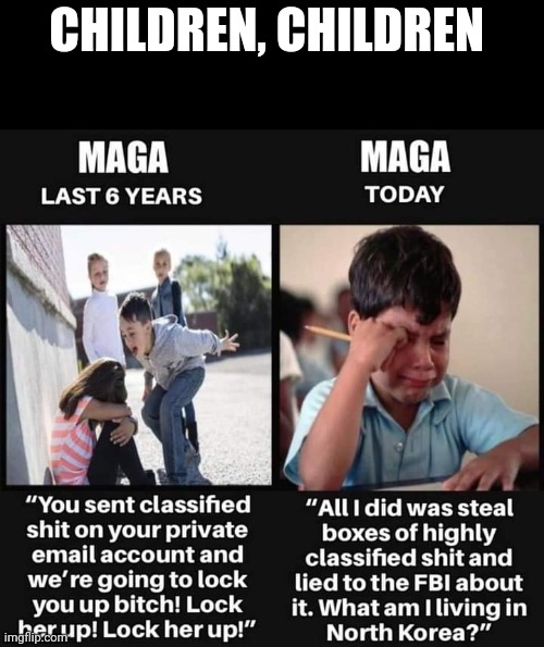 Maga kids | CHILDREN, CHILDREN | image tagged in conservative,republican,trump,biden,democrat,liberal | made w/ Imgflip meme maker