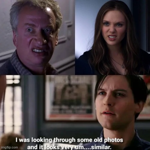 Lost Daughter? | image tagged in marvel | made w/ Imgflip meme maker
