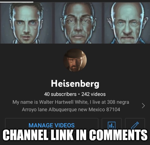 CHANNEL LINK IN COMMENTS | made w/ Imgflip meme maker