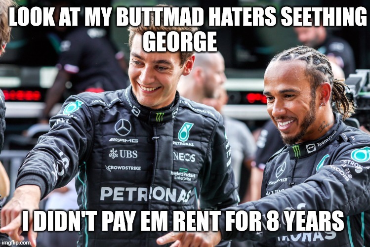 Lewis Hamilton haters | image tagged in f1,formula 1 | made w/ Imgflip meme maker