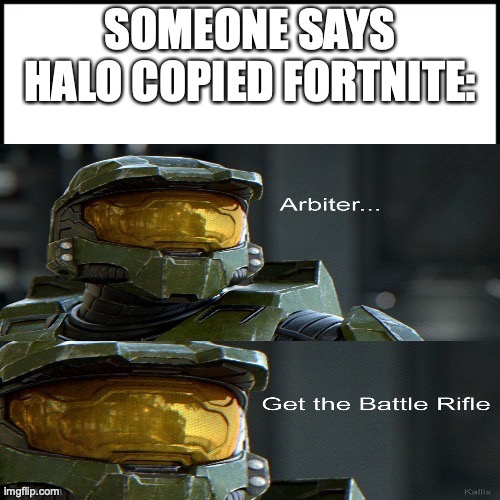 its time to commit mass murder to a sentient race again | image tagged in halo,gun,fortnite sucks | made w/ Imgflip meme maker