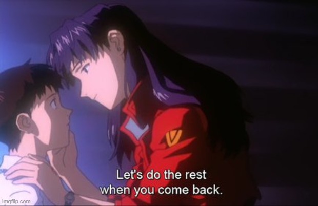 what was that rest  ಠ.ಠ) | image tagged in neon genesis evangelion | made w/ Imgflip meme maker