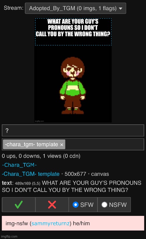 Bruh he seriously flagged this .-. | made w/ Imgflip meme maker