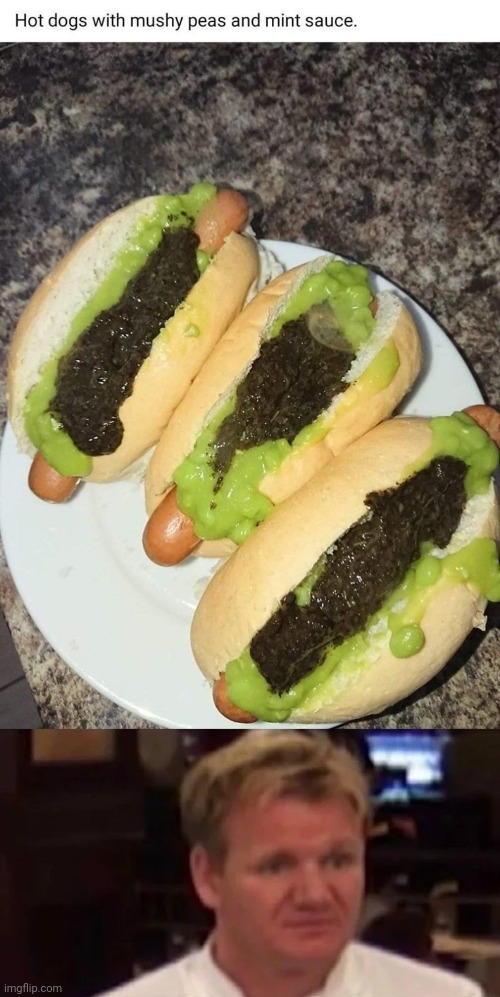 Cursed hot dogs | image tagged in disgusted gordon ramsay,memes,cursed,hot dogs,hot dog,cursed image | made w/ Imgflip meme maker