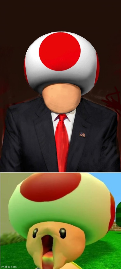 Cursed Toad | image tagged in excited toad,toad,cursed image,cursed,memes,meme | made w/ Imgflip meme maker