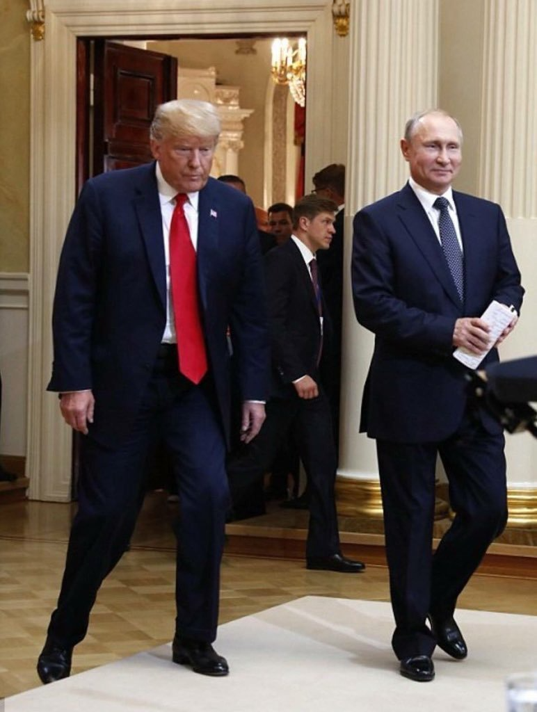 Trump and Putin Reek Blank Meme Template