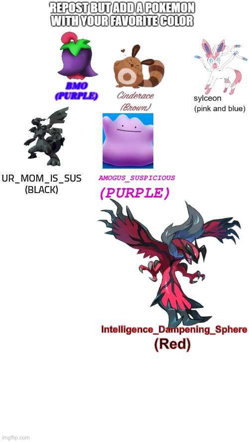 Yavaltal! | Intelligence_Dampening_Sphere; (Red) | image tagged in pokemon,yveltal | made w/ Imgflip meme maker