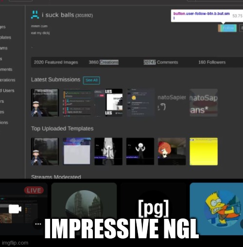 IMPRESSIVE NGL | made w/ Imgflip meme maker