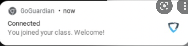 High Quality goguardian notification Blank Meme Template