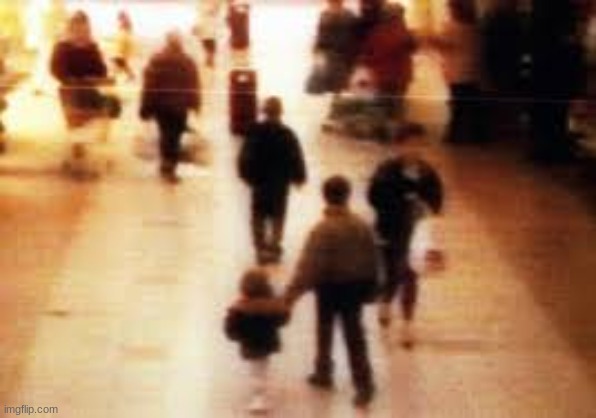 Images with Disturbing Backstories #29| A Nice walk? | image tagged in these are two,10 year old boys,abducting a 4 year old,for money | made w/ Imgflip meme maker