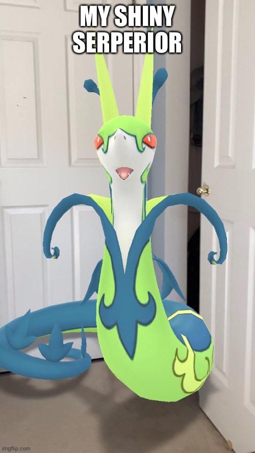 Yes | MY SHINY SERPERIOR | made w/ Imgflip meme maker