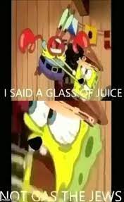 High Quality I SAID GLASS OF JUICE Blank Meme Template