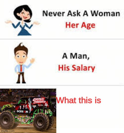 Never ask a woman her age | What this is | image tagged in never ask a woman her age | made w/ Imgflip meme maker