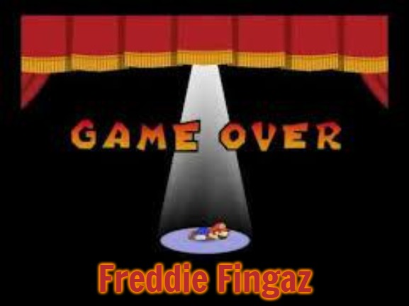paper mario game over | Freddie Fingaz | image tagged in paper mario game over,freddie fingaz,slavic | made w/ Imgflip meme maker