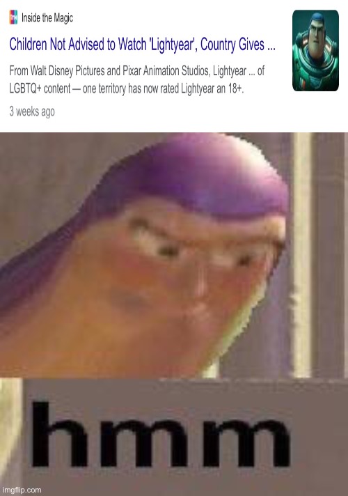 Man, This movie was boring | image tagged in buzz lightyear hmm | made w/ Imgflip meme maker