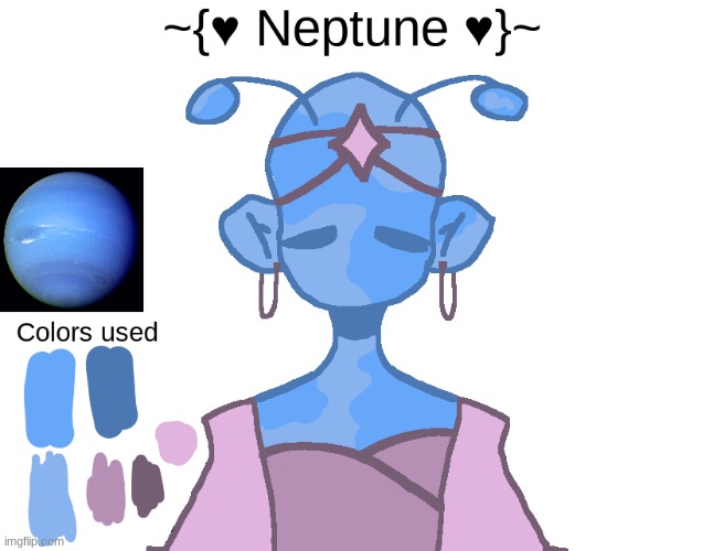 Neptune my planet themed alien | made w/ Imgflip meme maker