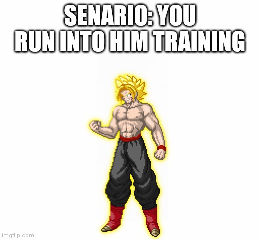 Satan rp |  SENARIO: YOU RUN INTO HIM TRAINING | made w/ Imgflip meme maker