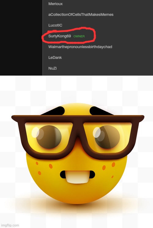 image tagged in nerd emoji | made w/ Imgflip meme maker