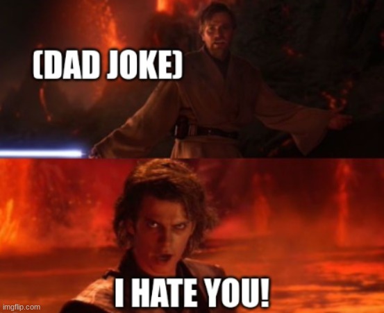 They throw up fast | image tagged in dad joke,starwars,sci-fi,kids these days | made w/ Imgflip meme maker