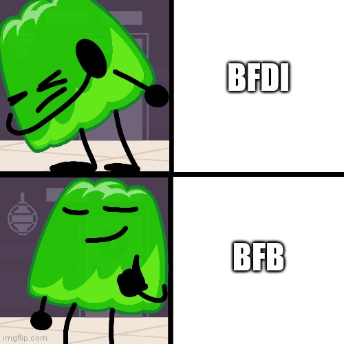 Drake Hotline Bling Geleitan | BFDI; BFB | image tagged in drake hotline bling geleitan,bfb,bfdi,drake hotline bling | made w/ Imgflip meme maker