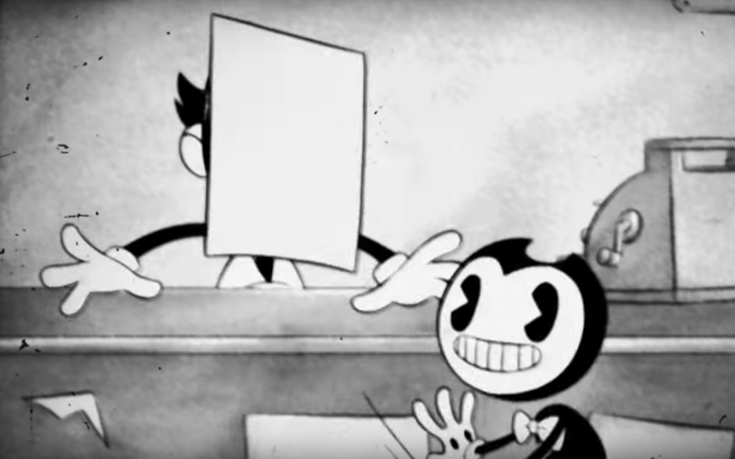 High Quality Bendy and Charley Blank Meme Template