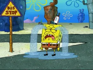 Spongebob weeping Blank Meme Template