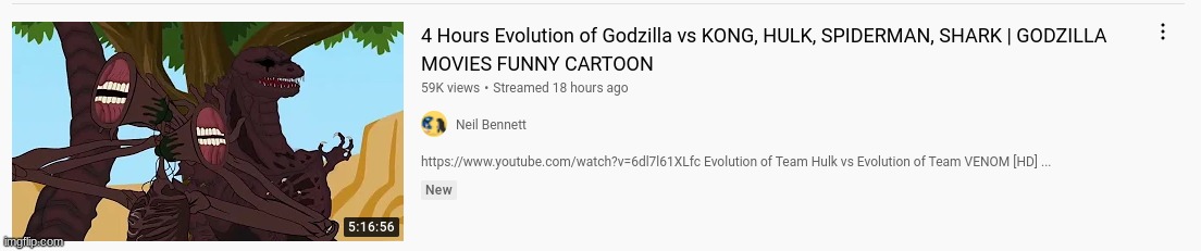 Bois, I found a Godzilla elsagate channel | image tagged in godzilla | made w/ Imgflip meme maker