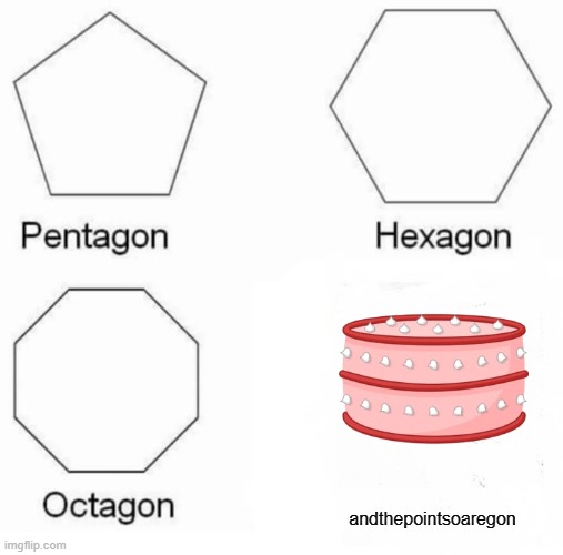 some goofy ahh bfdi meme | andthepointsoaregon | image tagged in memes,pentagon hexagon octagon | made w/ Imgflip meme maker