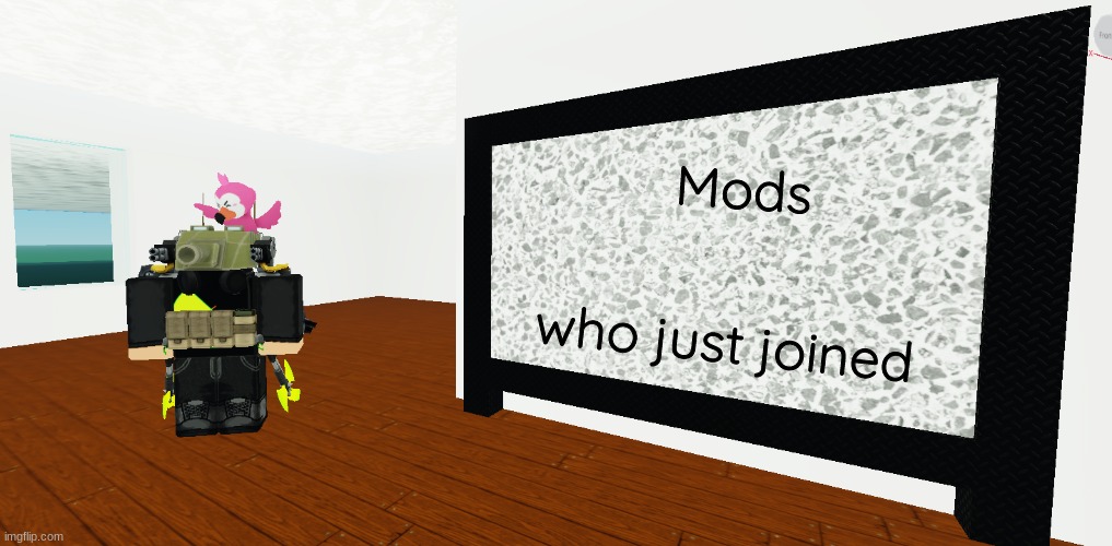 rude tbh telling us to "kys" | Mods; who just joined | image tagged in mrbreakchain's announce temp 3 | made w/ Imgflip meme maker