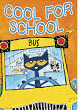 Pete the cat too cool for school Blank Meme Template