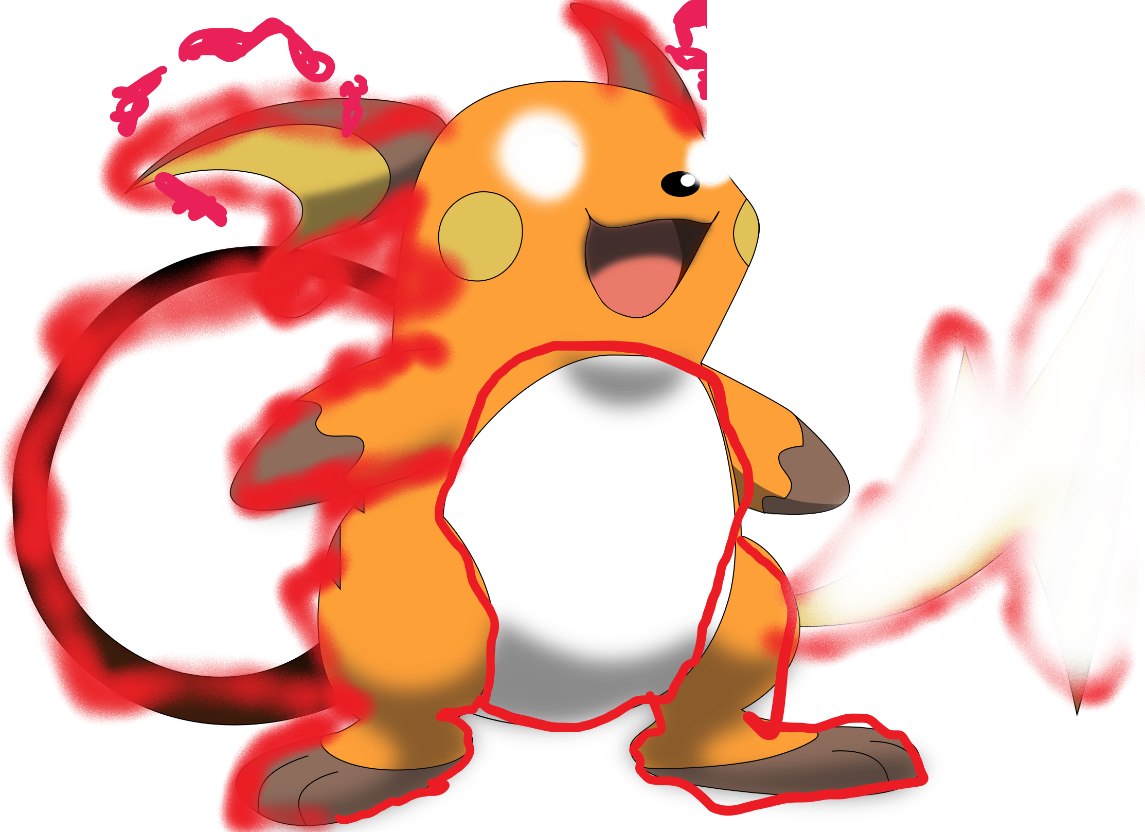 High Quality Dynamax Raichu Blank Meme Template