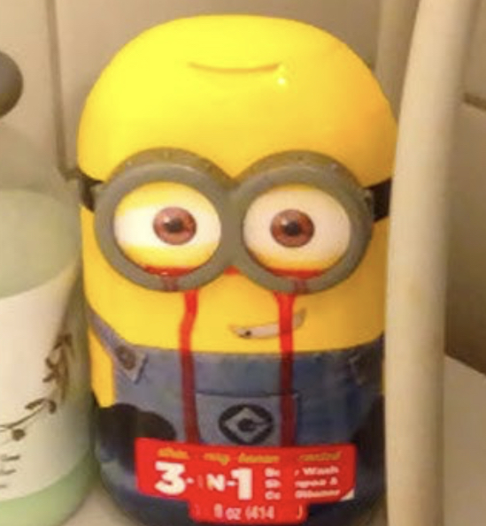 High Quality Blood Crying Minion Blank Meme Template